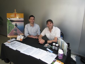 Drs. Adam Gavsie and Elliot at the Yoga Montreal Conference